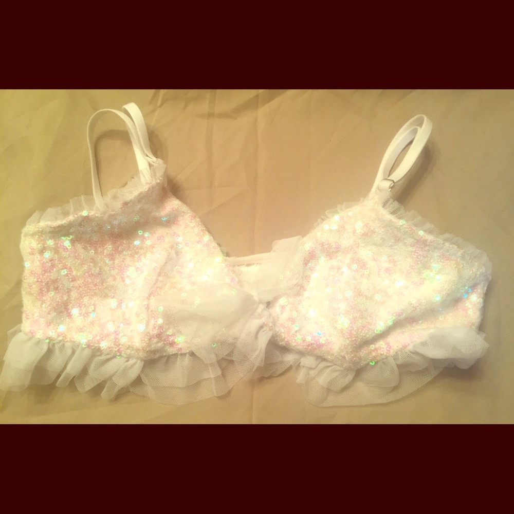 Victoria Secret White seguin Bra
